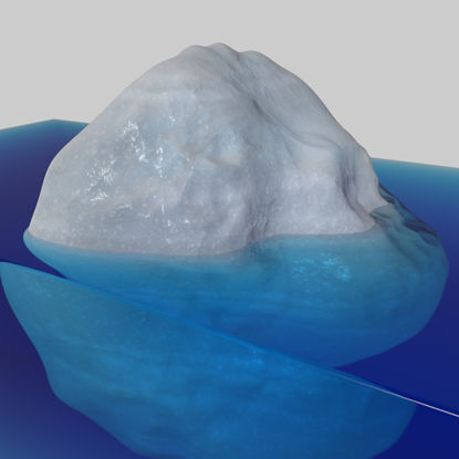 Arctic Iceberg 3D model