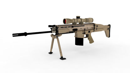 MK17 Sniper Rifle 3D model