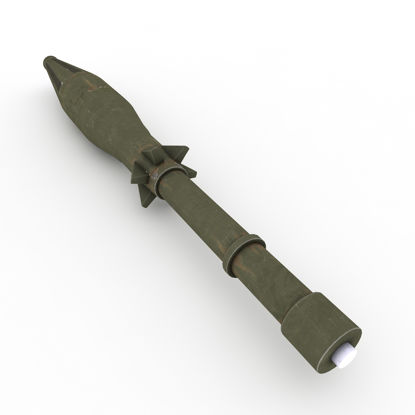 RPG Roket Bombası 3D modeli