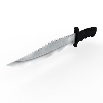 مدل 3D چاقو