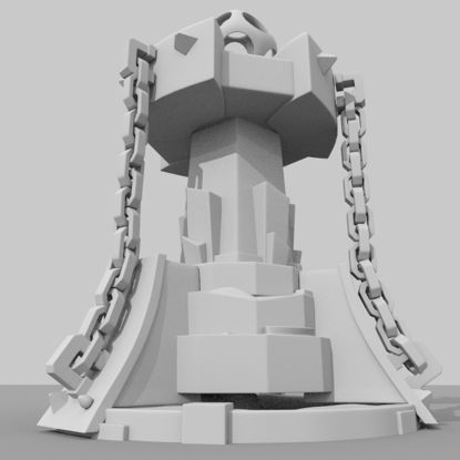 Hell Tower Game 3d Model