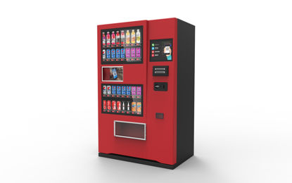Modelo 3D de design de sistema de vending self-service