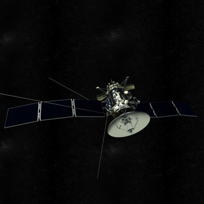 Satelliten-3D-Modell