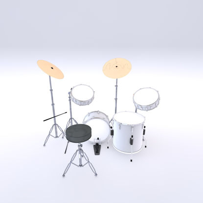 Drums 3D model