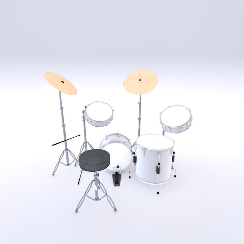 Trommer 3D-modell