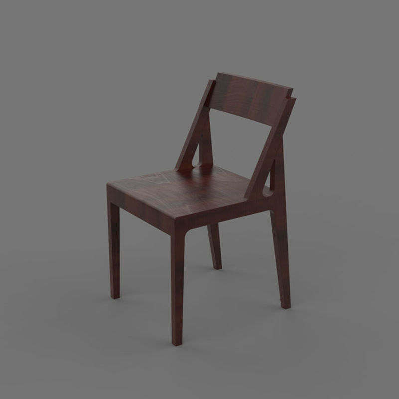 Sandalye endüstriyel tasarım 3d modeli