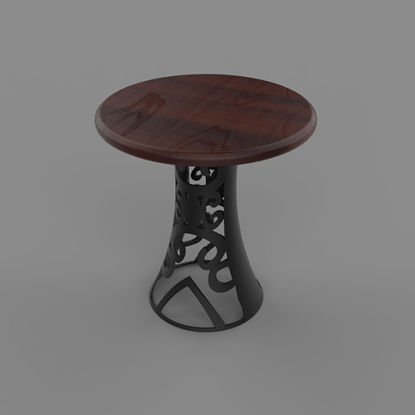 3D model čajového stolu