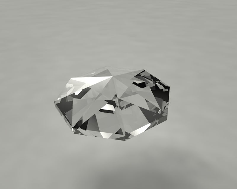 Realistische Diamant 3D Model