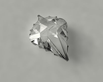 ハートダイヤモンド3Dモデル