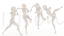 Side Round Kick bip 3ds Max Motion