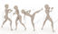 Rush Back Kick bip 3ds Max Motion Capture Kongfu