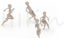 Running Fast Turn Right bip 3ds Max Motion Capture