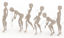 Lifting Weight Move Forward bip 3ds Max Motion