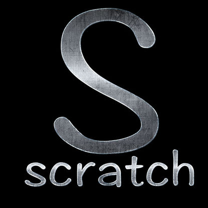 2 Scratch Silver Metal PS Font Layer Styles