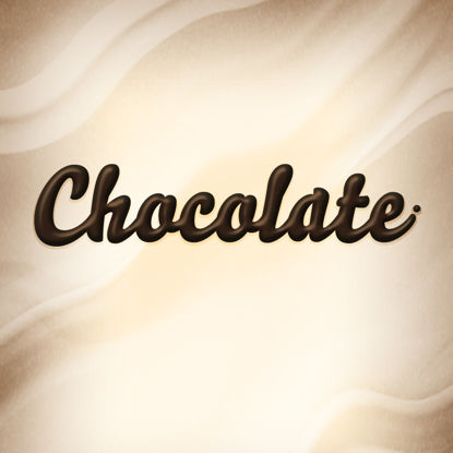 Csokoládé PS Photoshop stílus