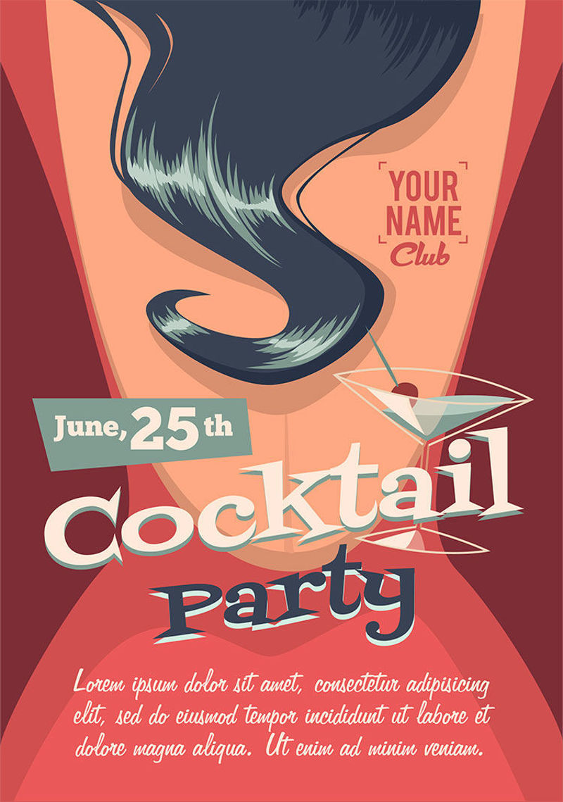 Party Poster vector