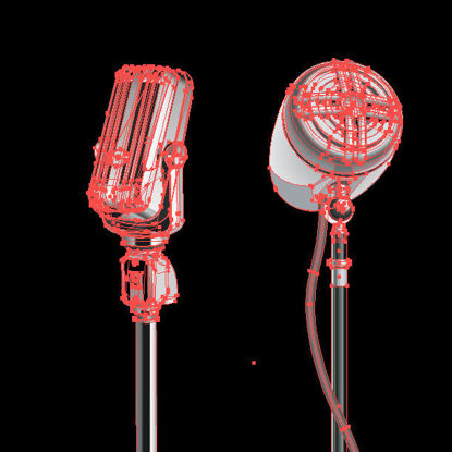 Vector Mike Microphone