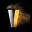Gold Powder Dust Photoshop psd v lowercase font design