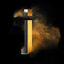 Gold Powder Dust Photoshop psd letter j lowercase
