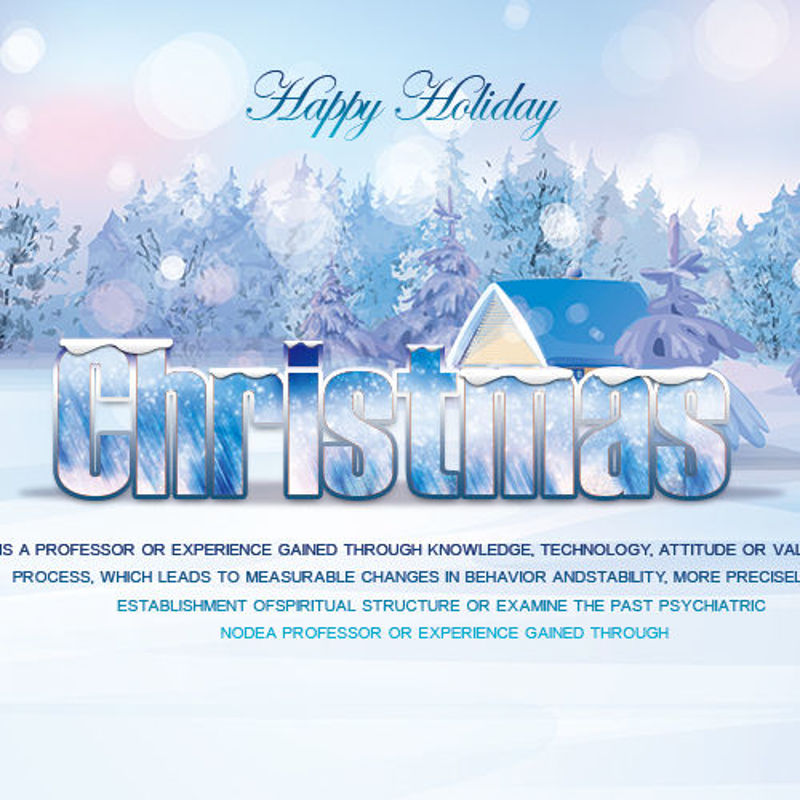Christmas Reindeer edm gift card banner poster