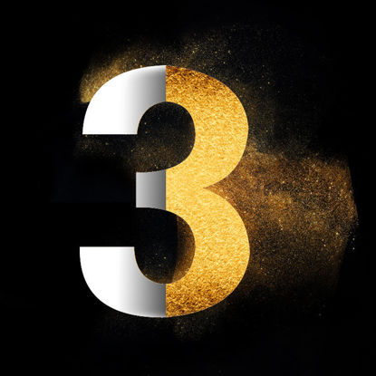 Gold Powder Dust Photoshop psd number 3