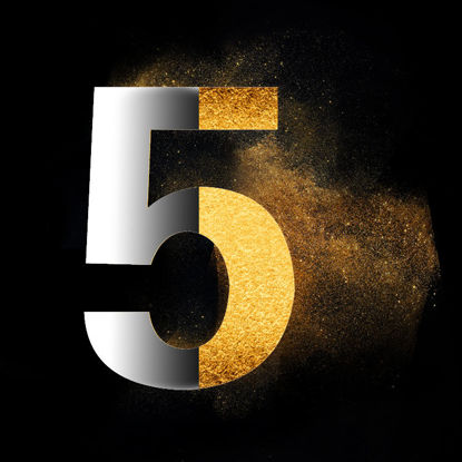 Gold Powder Dust Photoshop psd number 5