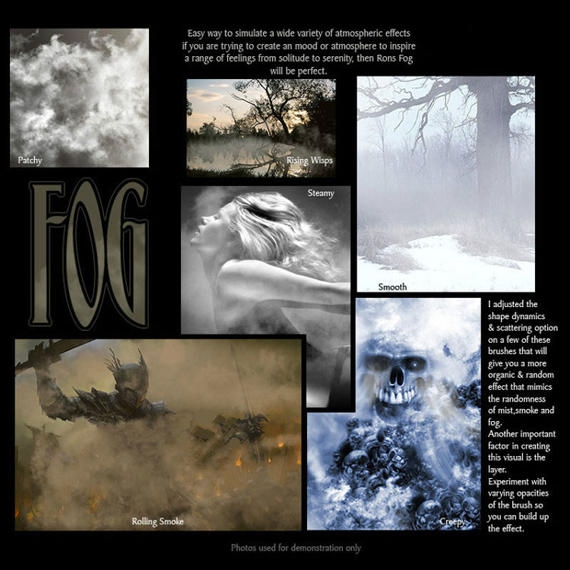 67 brouillard Pinceaux Photoshop Photoshop
