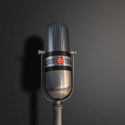 Mikrofon 3d modeli