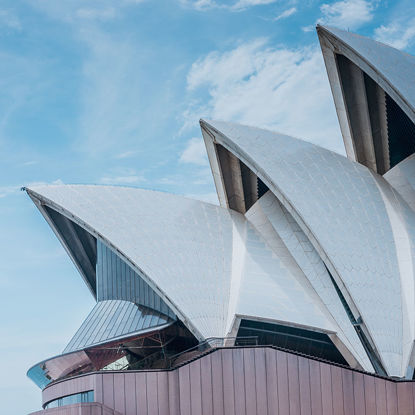 Sydney Opera Binası Yakın çekim