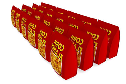 食品パッケージ袋の3Dモデル