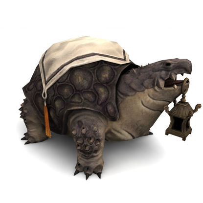 Cartoon Turtle Monster 3d model