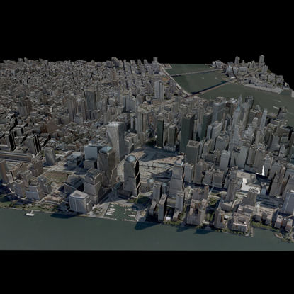 New York City Manhattan USA 3d model