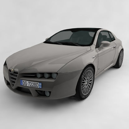 Alfa Romeo Brera 3d modeli