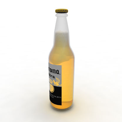 Beer bottle 3d model