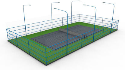 Tennis court 3d model