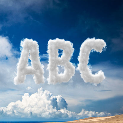 Felhő alfanumerikus PNG átlátszó kép
