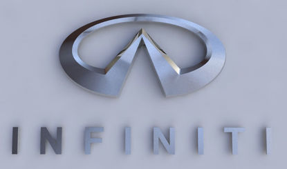 Modello 3D di Infiniti Logo