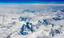 Jokul Mountain Cloud Aerial overlook In Tibet
