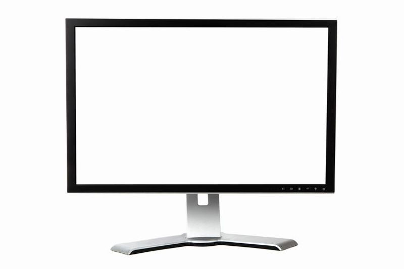 Computer desktop in bianco