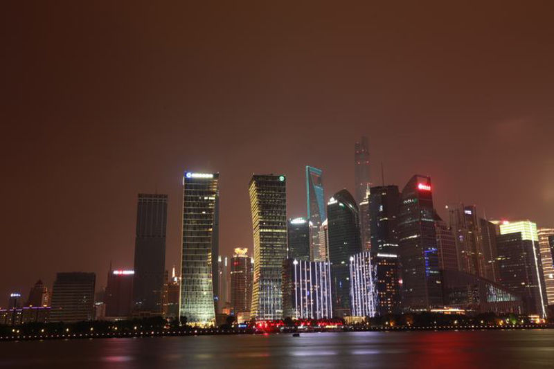 Il Bund di Shanghai Nightscape
