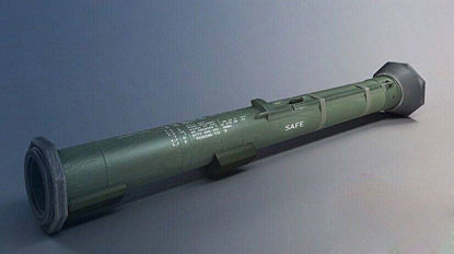 مدل پرتاب موشک پرتاب نارنجک RPG 3d