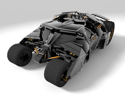 バットマン・タンブラー3Dモデル