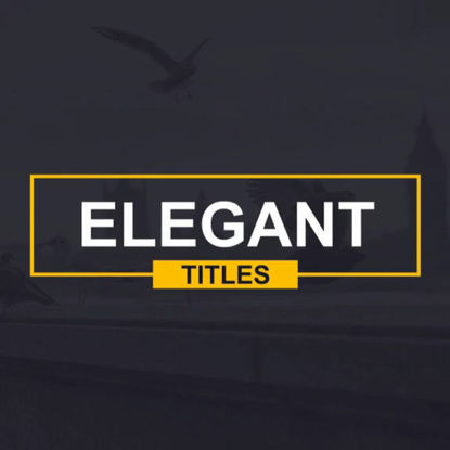 100 sets of text title layout animation
