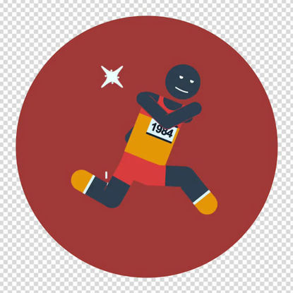Pictograma icono de animación deportiva