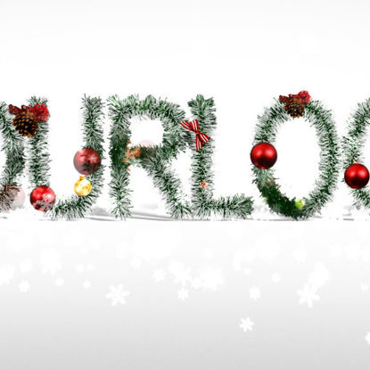 Logotipo de animación de textura de árbol de Navidad