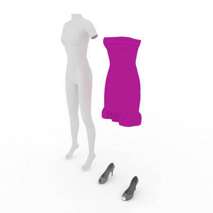 Mannequins féminins modèle 3d