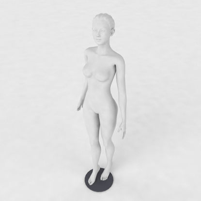 女性时装模特3d模型