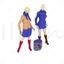 Mannequins féminins habillés modèle 3d