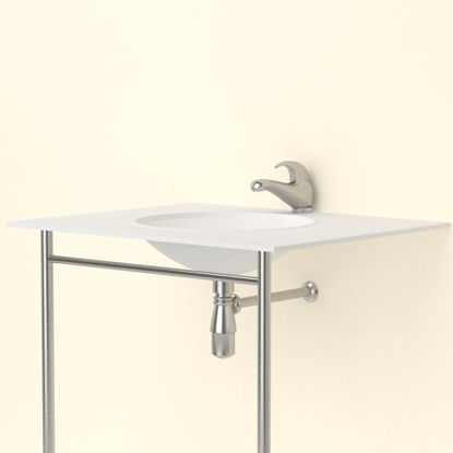 Wash Basin Shower Room 3d model