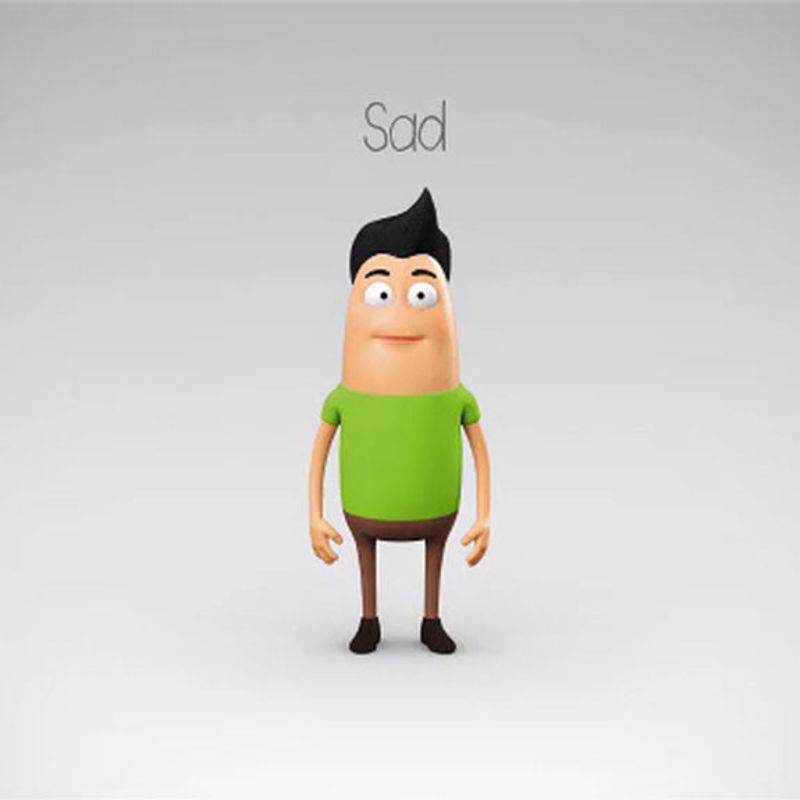 Collection d'animations de George 3D Cartoon Man
